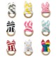 Montessori teething ring - Bunny Ears