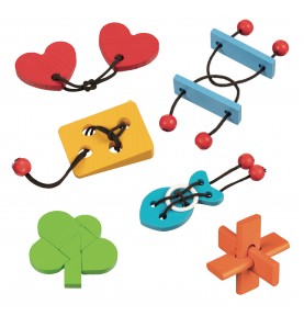 Pocket Wooden Brain Teaser Puzzle - Montessori Educational Toy