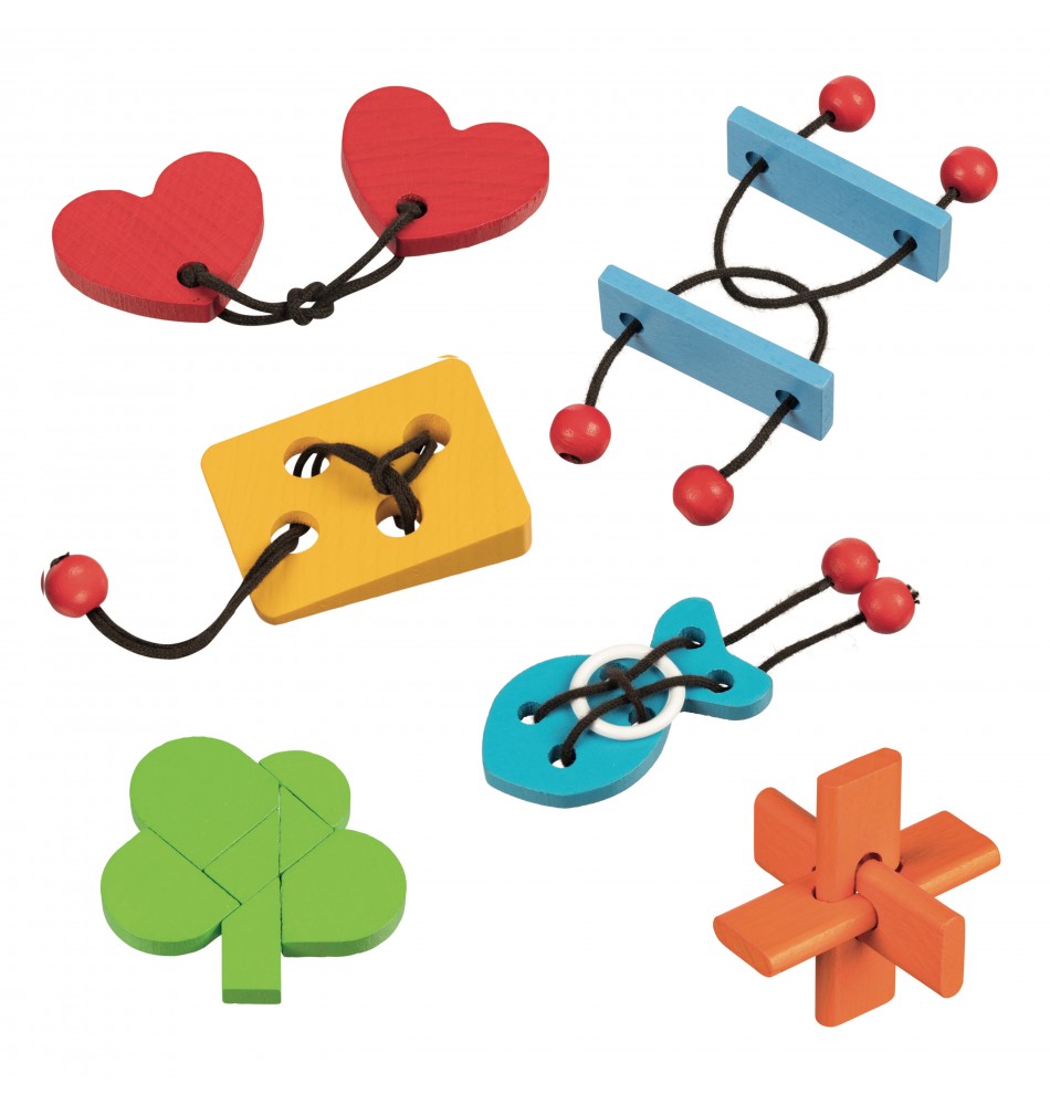 Pocket Wooden Brain Teaser Puzzle - Montessori Educational Toy
