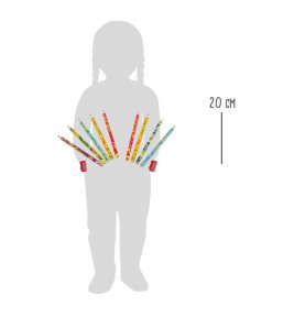 Rainbow pencil - Overview of Montessori learning set