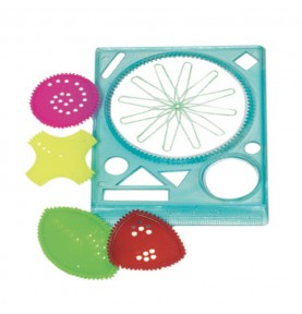 Rosette & Spirograph Mandala Drawing Stencils - Pack of 5 - View 4