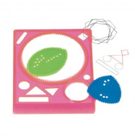 Rosette & Spirograph Mandala Drawing Stencils - Pack of 5 - View 5