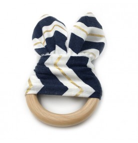 Montessori teething ring - Bunny Ears - Product in use view 31