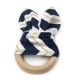 Montessori teething ring - Bunny Ears