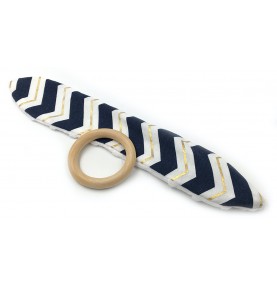 Montessori teething ring - Bunny Ears - Product in use view 32