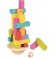 Wooden Wobble Stacking Tower - Dancing Disc Game