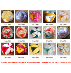 Montessori Fabric Clutch Ball - Baby Sensory Gripping Ball - Product in use view 6
