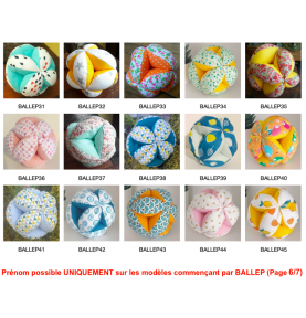 Montessori Fabric Clutch Ball - Baby Sensory Gripping Ball - Product in use view 7