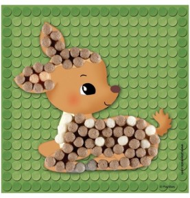 PlayMais Forest Animals Natural Craft Set - Montessori Wooden Educational Toy