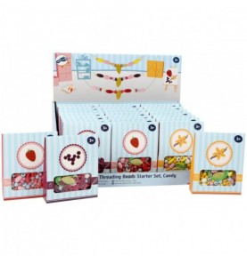 Assorted Wooden Threading Beads with Storage Bag - Sensory learning and motor skills details