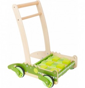 Wooden Crocodile Push Walker with Snapping Jaws - Product in use view 6