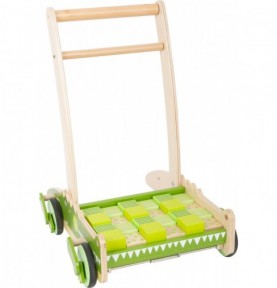 Wooden Crocodile Push Walker with Snapping Jaws - Product in use view 7