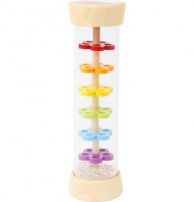 Rainbow Cascade Rainmaker Rainstick Toy - Detailed view - Montessori toy