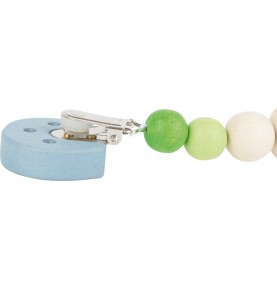 Wooden Sheep Dummy Clip & Soother Chain - Detailed view - Montessori toy
