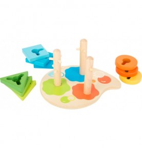 Logisteck 8-Column Wooden Colour Stacking Peg Base - View 4
