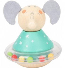 Wooden Wobbly Roly-Poly Animal Rattle Tumbler - Overview of Montessori learning set