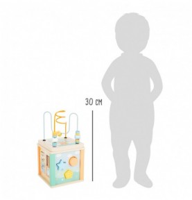 Pastel Wooden Activity Cube - Product in use view 8