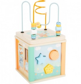 Pastel Wooden Activity Cube - Product in use view 6