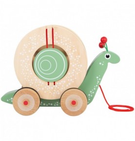 Pull-Along Snail Toy - Overview of Montessori learning set