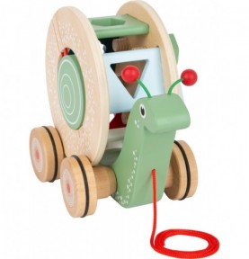 Pull-Along Snail Toy - Sensory learning and motor skills details
