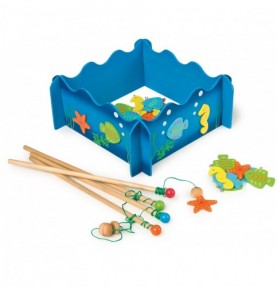 3D Magnetic Wooden Fishing Game - Montessori Educational Toy
