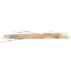 Classic Wooden Mikado Pick-Up Sticks Game - View 5