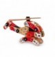 3D Wooden Helicopter Construction Kit - 74 Pieces