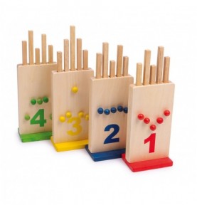 Wooden Peg Deduction Logic Game - Montessori Educational Toy