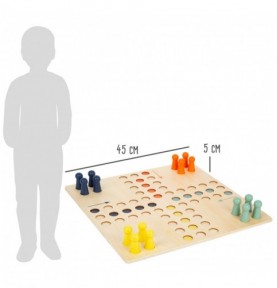 Giant Wooden Ludo Board Game XXL - Overview of Montessori learning set