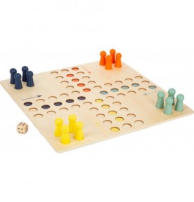 Giant Wooden Ludo Board Game XXL - Montessori Educational Toy