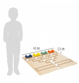 Giant Wooden Barricade Strategy Board Game (XXL) - Elements & Play Details