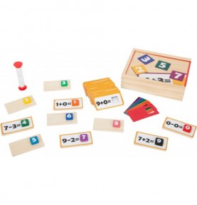 Maths Quiz Wooden Addition & Subtraction Learning Box - Montessori Wooden Educational Toy