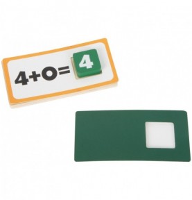 Maths Quiz Wooden Addition & Subtraction Learning Box - Elements & Play Details