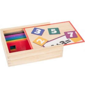 Maths Quiz Wooden Addition & Subtraction Learning Box - In-Use Lifestyle View 6