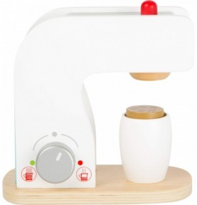 Wooden White Coffee Machine & Cups Pretend Play Set - Overview - Montessori Toy
