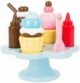 Blue Wooden Ice Cream Stand & Cones Playset - Medium