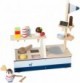 Wooden Bread & Bakery Basket Sliceable Set