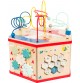 Deluxe Farm Wooden XL Activity Cube & Stool