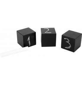 12 Wooden Chalkboard Activity Blocks - Overview of Montessori learning set