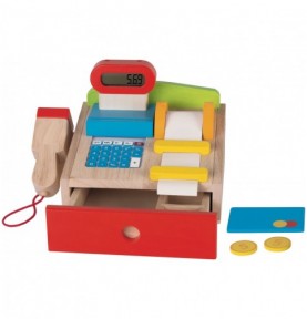 Multifunctional Wooden Cash Register & Till - Montessori Educational Toy