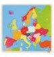 Montessori Wooden Map of Europe Puzzle