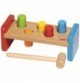 Colourful Wooden Pounding Bench with Mallet