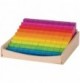 100-Piece Rainbow Wooden Maths Rods Set