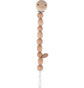 Natural Beech Wood Dummy Clip - Montessori Educational Toy
