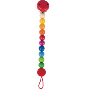 Rainbow Wooden Dummy Clip - Montessori Educational Toy