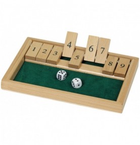 Shut the Box Traditional Wooden Dice Game - Montessori Educational Toy