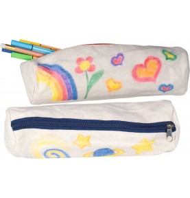 DIY Customisable Cotton Pencil Case - Montessori Wooden Educational Toy