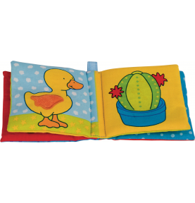 Baby Sensory Soft Fabric First Picture Book - Crinkle & Squeak - Detailed View & Craftsmanship