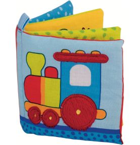 Baby Sensory Soft Fabric First Picture Book - Crinkle & Squeak - Montessori Toy