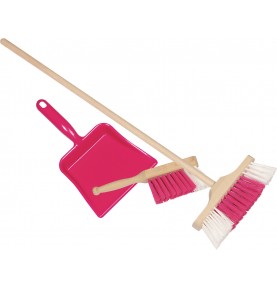 Montessori Wooden Cleaning Set - Pink - Educational Learning Toy